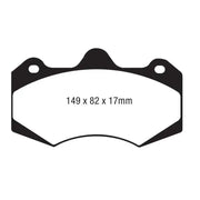 EBC EBC AP Racing Caliper CP7040 Yellowstuff Brake Pads