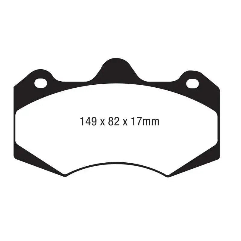EBC EBC AP Racing Caliper CP7040 Yellowstuff Brake Pads