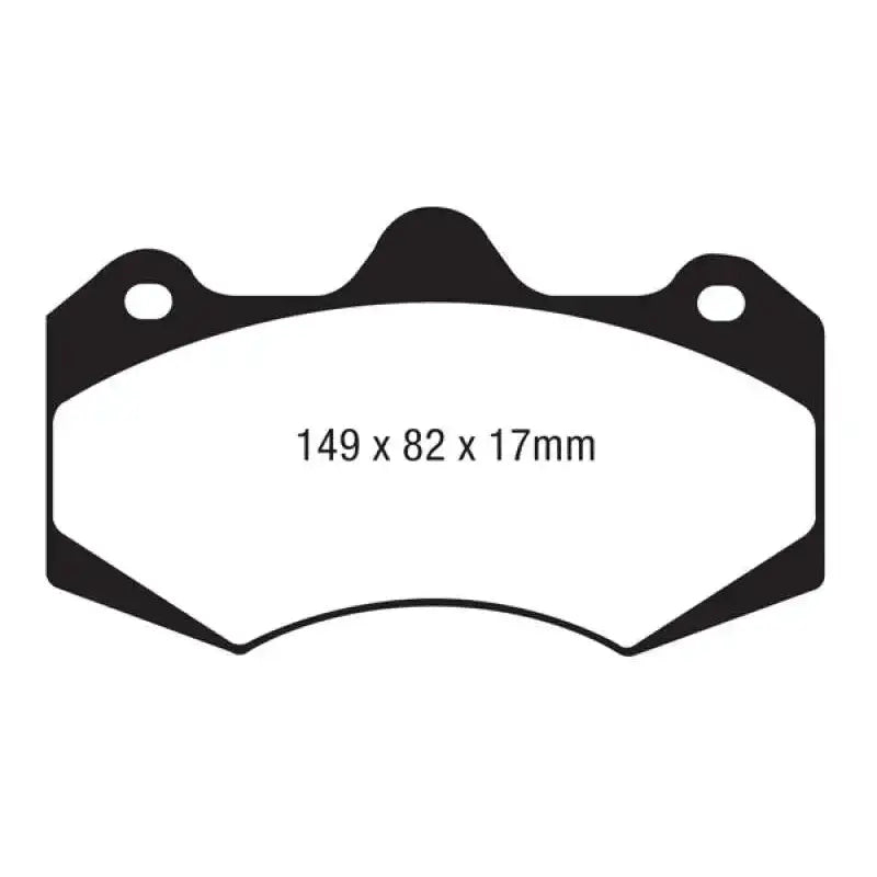 EBC AP Racing Caliper CP7040 Yellowstuff Brake Pads 