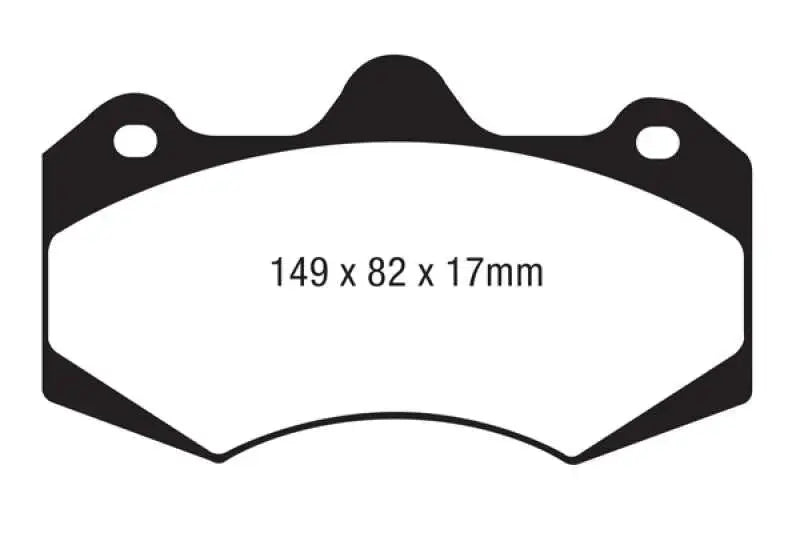 EBC AP Racing Caliper CP7040 Yellowstuff Brake Pads 