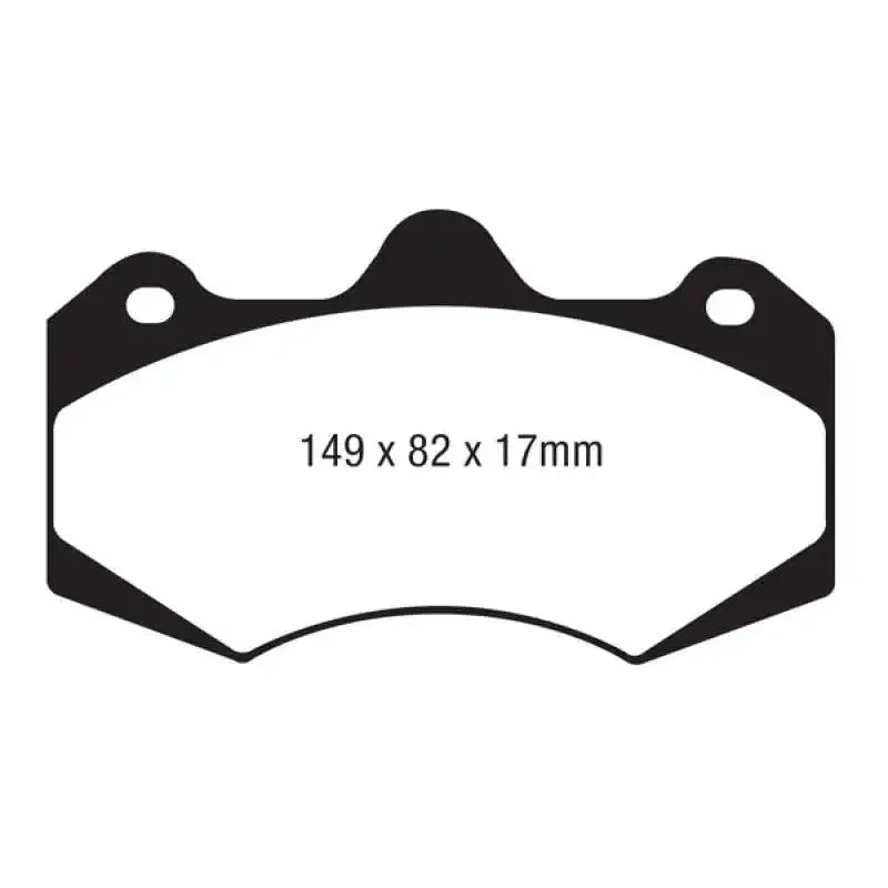 EBC AP Racing Caliper CP7040 Yellowstuff Brake Pads 