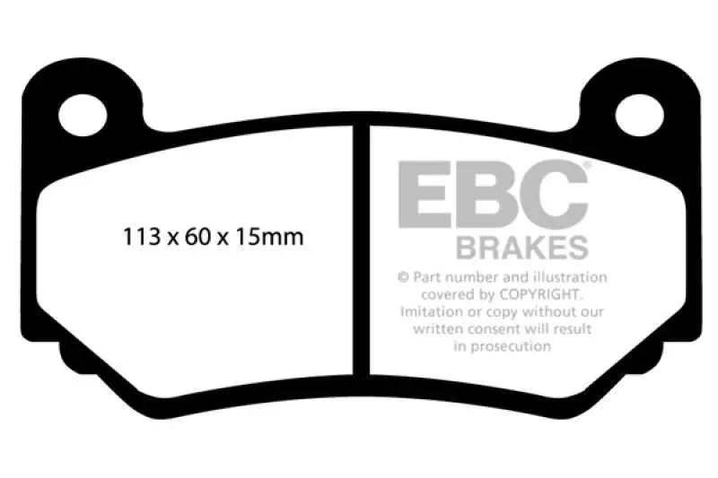 EBC EBC AP Racing Caliper CP7600 Bluestuff NDX Front Brake Pads
