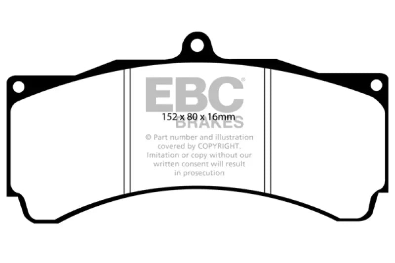EBC Brakes Yellowstuff Performance Brake Pads - Truck & Automotive