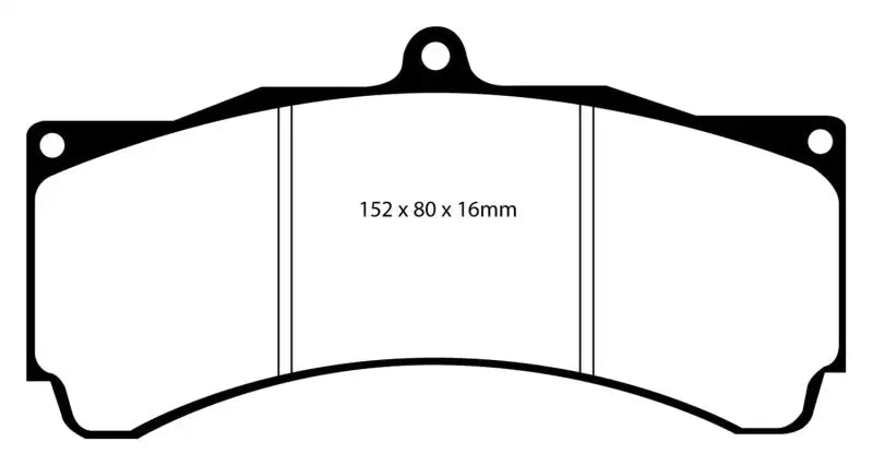 EBC Brakes Yellowstuff Performance Brake Pads - Truck & Automotive