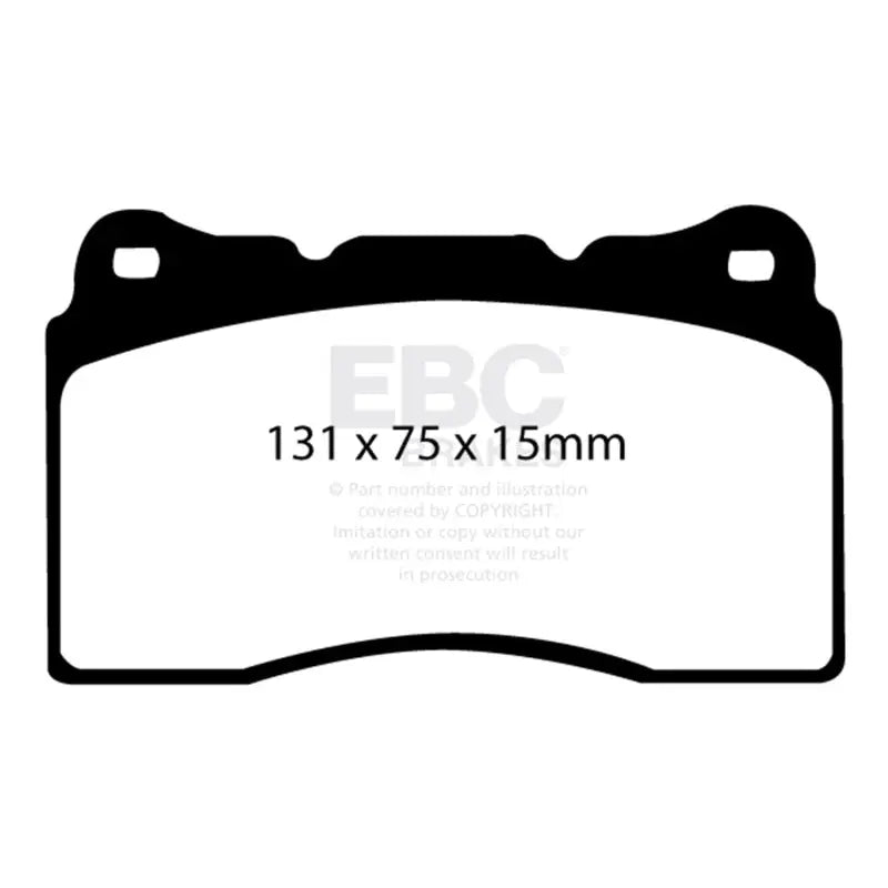 EBC DP81210.15SR21 EBC Racing 05-10 Cadillac STS 4.6L SR-21 Sintered Race Front/Rear Brake Pads