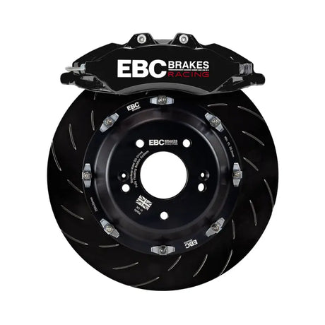 EBC Racing 08-21 Nissan 370Z Black Apollo-6 Calipers 355mm Rotors Front Big Brake Kit - RV and Auto Parts