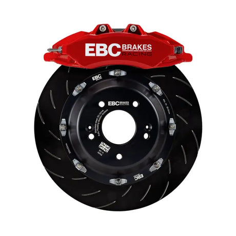 EBC Racing 08-21 Nissan 370Z Red Apollo-6 Calipers 355mm Rotors Front Big Brake Kit - RV and Auto Parts