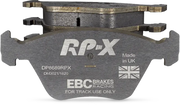 EBC Racing 13-14 Audi RS7 4.0L Twin Turbo (Cast Iron Rotors w/Round Weights) RP-X Front Brake Pads - DP81939RPX