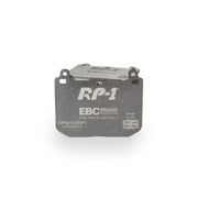 Gray brake pad for BMW 1 Series RP-1 Race from EBC Racing’s brake pads lineup
