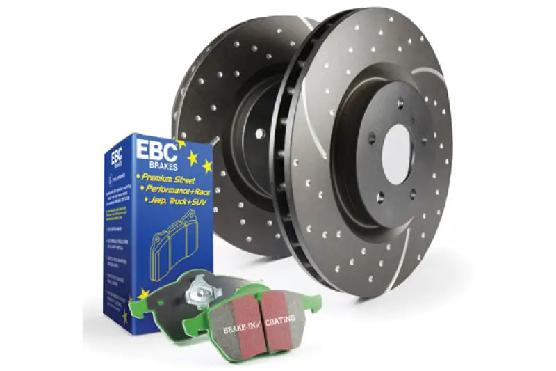 EBC S3 Kits Greenstuff Pads and GD Rotors for high-performance braking