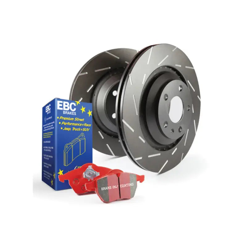 EBC S4KR1287 EBC Stage 4 Kits Redstuff and USR rotors