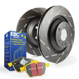 EBC S9 Kits Yellowstuff Pads and USR Rotors with Thermic Black Coating