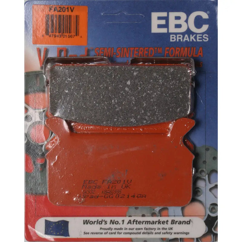 EBC Semi-Sintered Brake Pads FA201V - FA201V V-Series