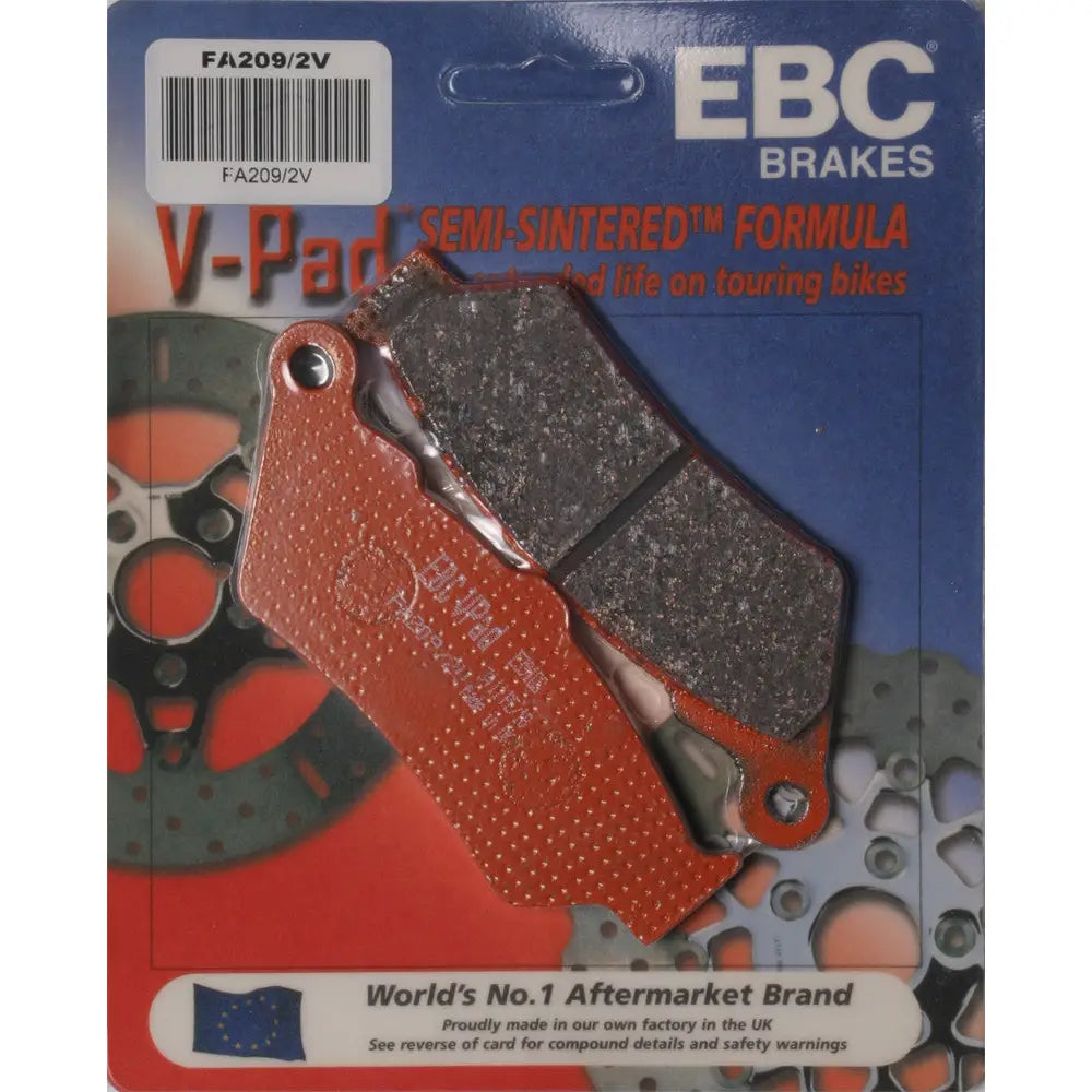 EBC Semi-Sintered Brake Pads FA209/2V - V-Series