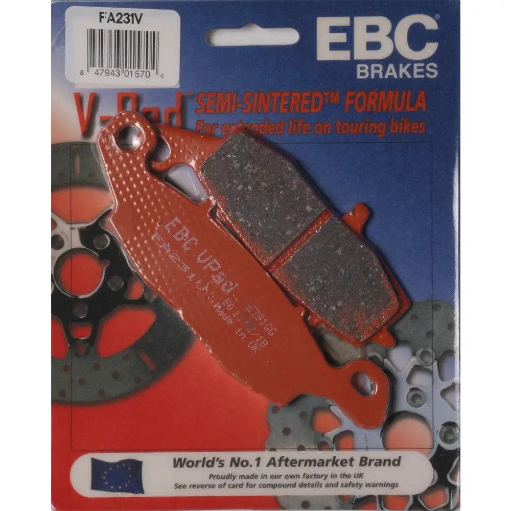 EBC Semi-Sintered Brake Pads FA231V - V-Series