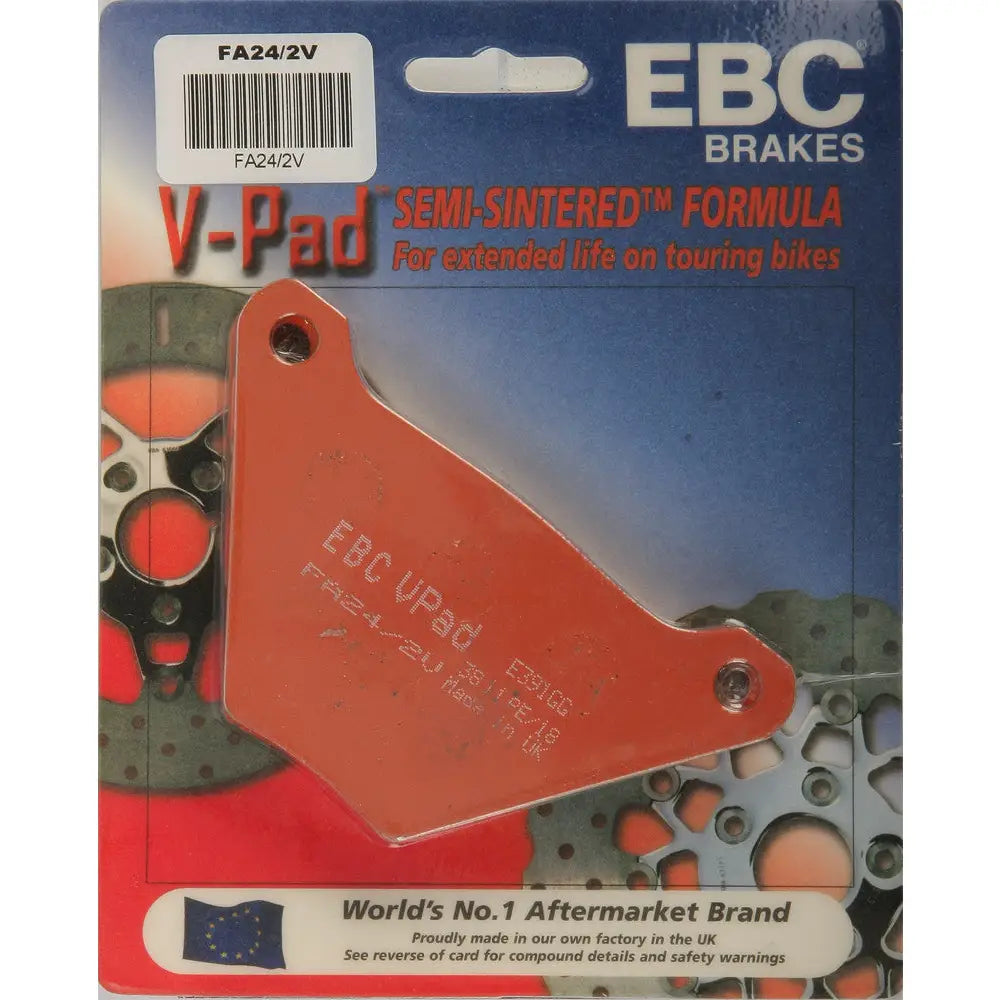 EBC Semi-Sintered Brake Pads FA24/2V - FA24 2V V-Series