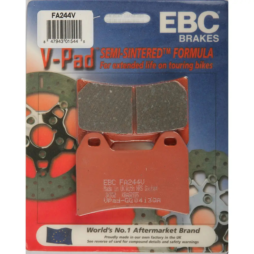EBC Semi-Sintered Brake Pads FA244V - V-Series