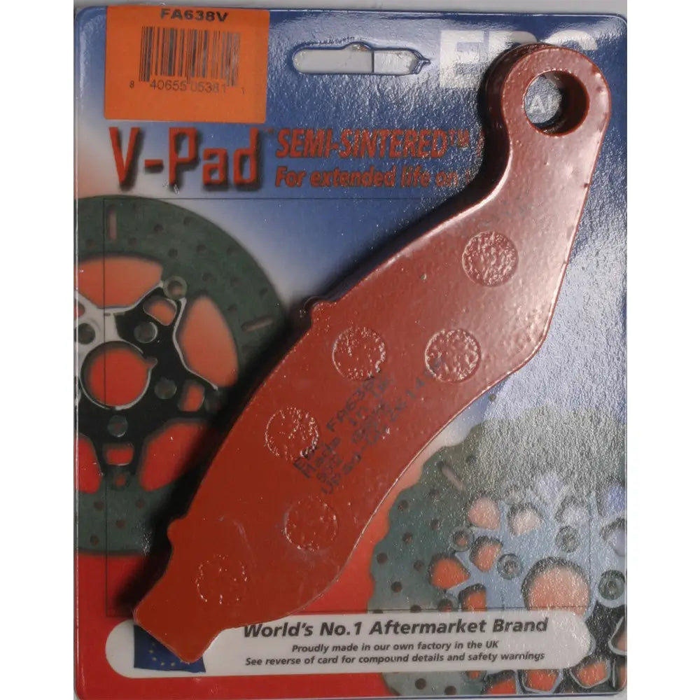 EBC Semi-Sintered Brake Pads FA638V - FA638V Semi-Sintered Series