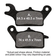 Ebc SFA708 Brake Pads Sfa708 Organic