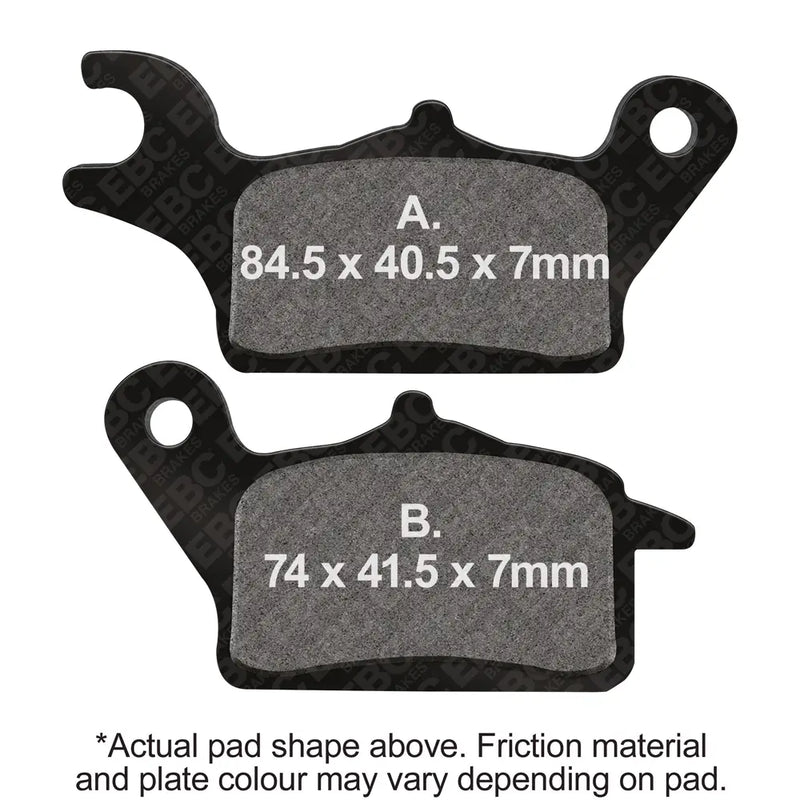 Ebc SFA708 Brake Pads Sfa708 Organic