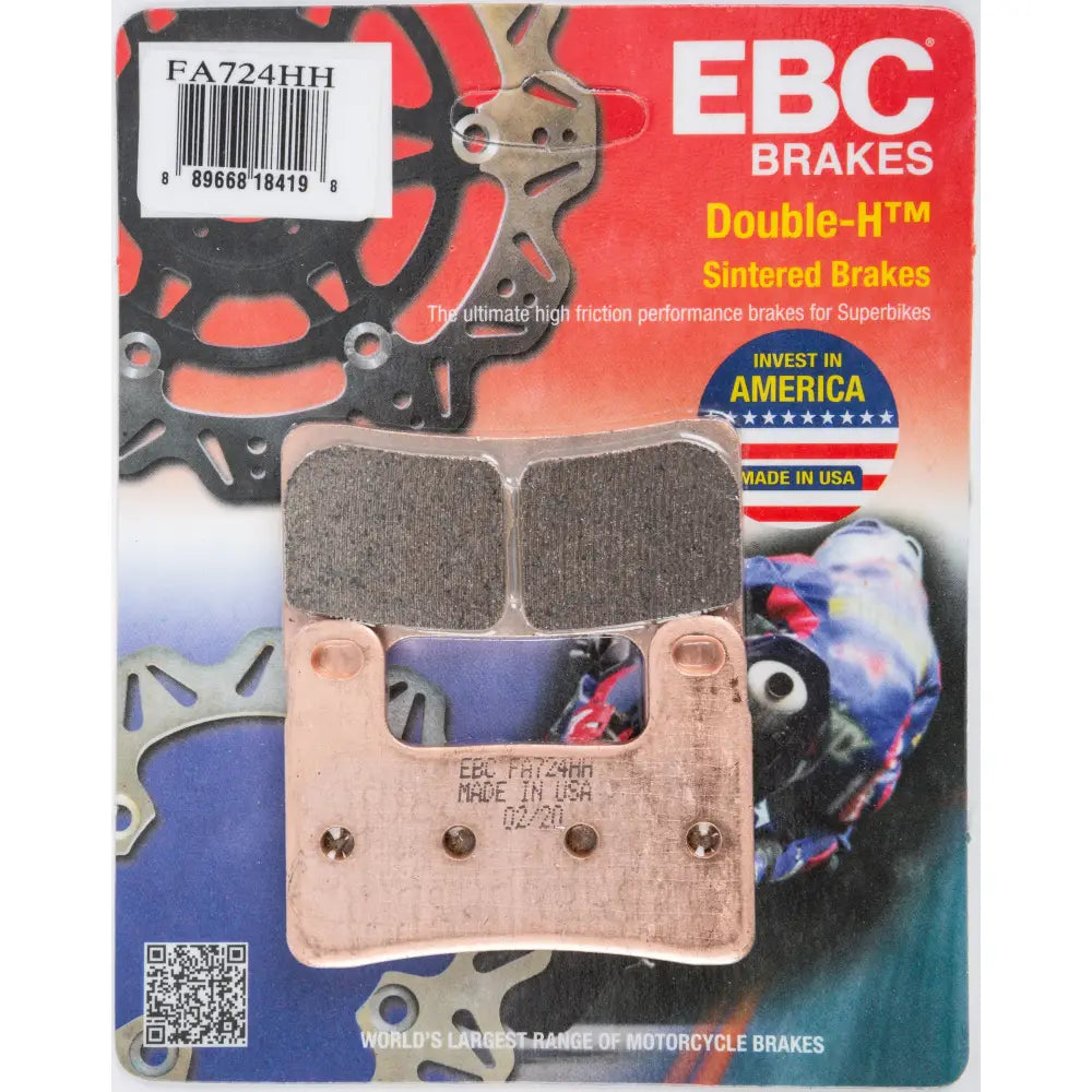 EBC Sintered HH Brake Pads FA724HH - FA724HH Double-H