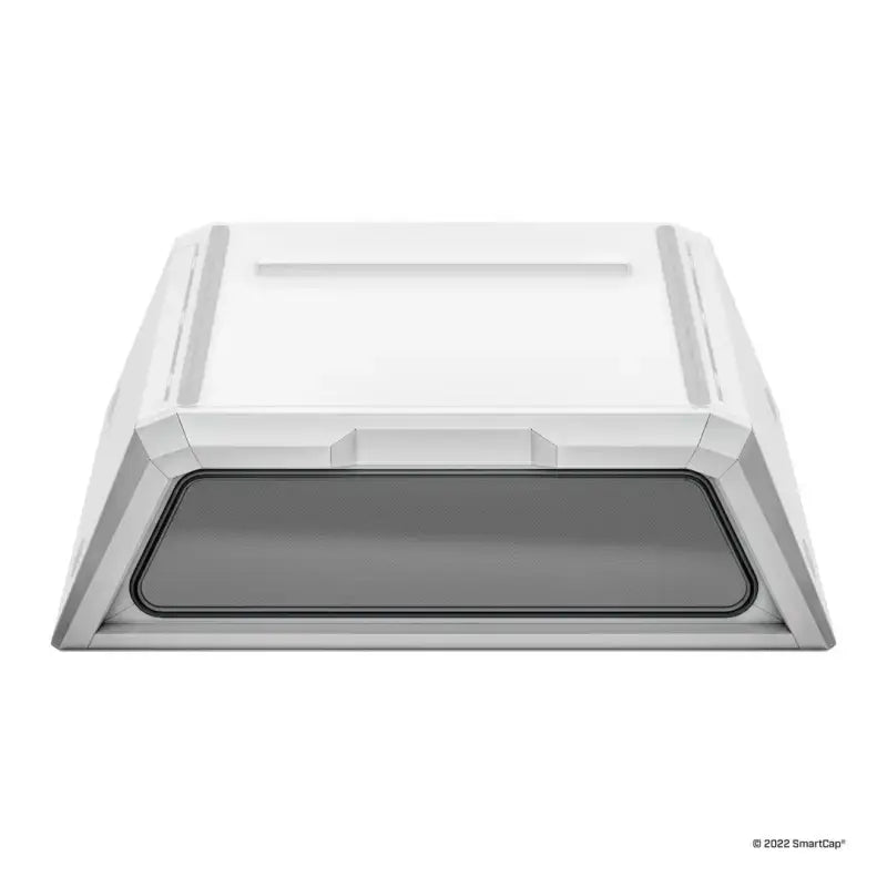 White truck bed topper with tinted window for RSI N Americ Smartcap Evoc Commercial Series