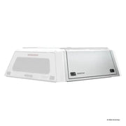 White truck bed cap from Evoc Commercial Series roof panel for Ecof Commercial trucks