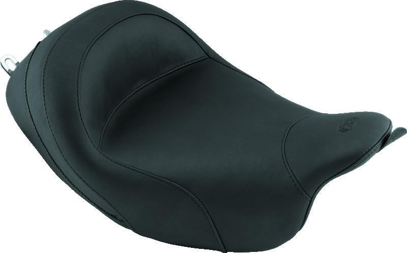 Mustang Motorcycle 76027 Mustang 08-21 Harley Electra Glide Std, Rd Glide, Rd King, Street Glide Touring Solo Seat - Black