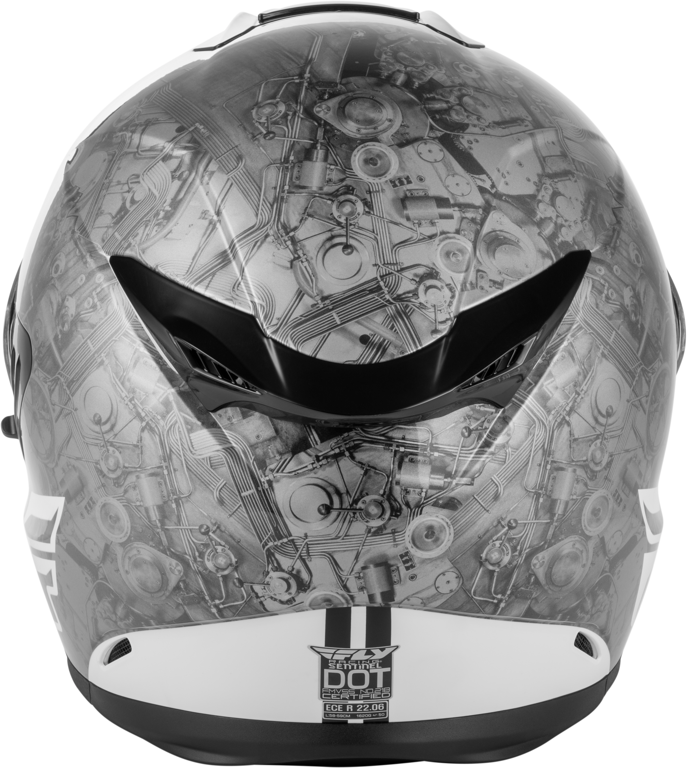 Sentinel Mech Helmet Black/White/Grey Xs