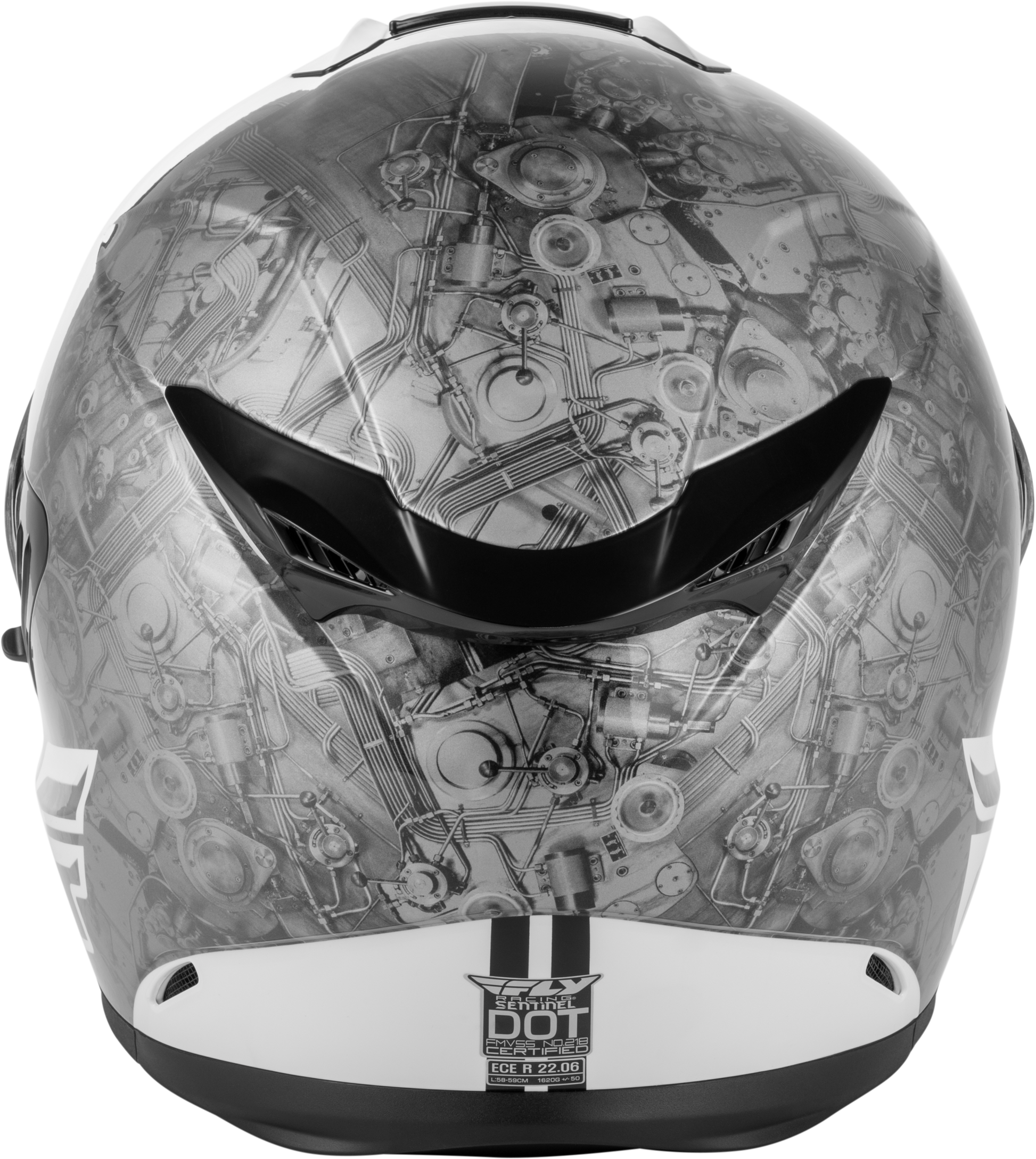 Sentinel Mech Helmet Black/White/Grey Xl