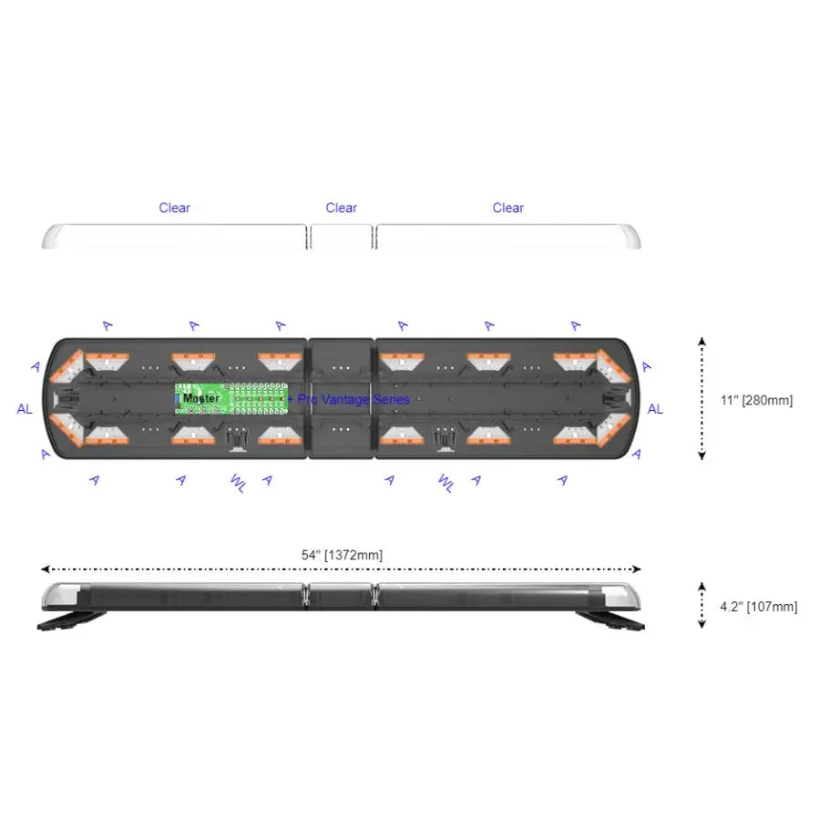 Ecco Elect 12-50009-ES Warning Light