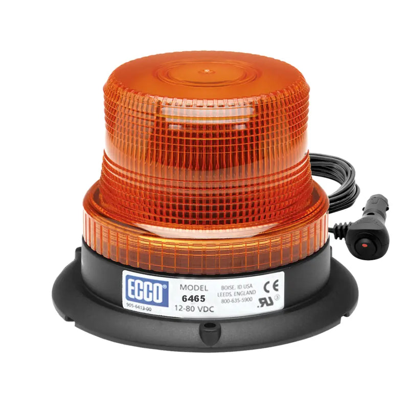 Ecco Elect Cost Effective Warning Light 6465A-MG - Led Beacon Low Profile