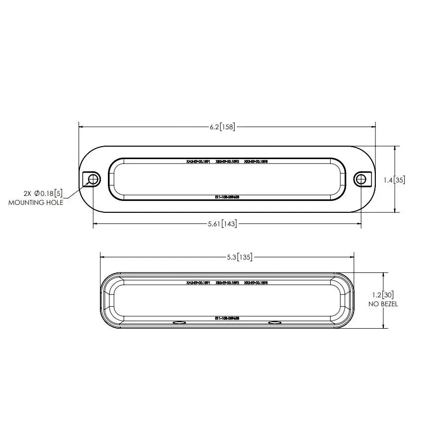 Ecco Elect ED3705AB Warning Light