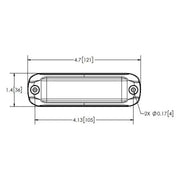 Ecco Elect ED3802AGW Warning Light