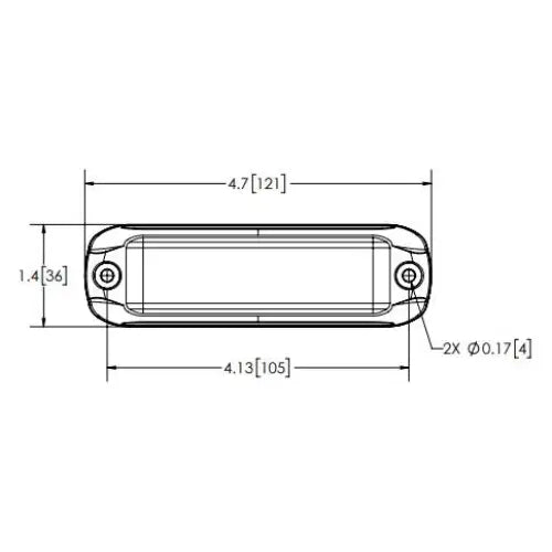 Ecco Elect ED3802AGW Warning Light