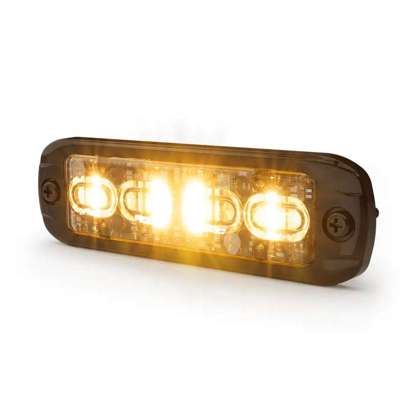 Ecco Elect ED3802Bawg Warning Light - Blue White Small