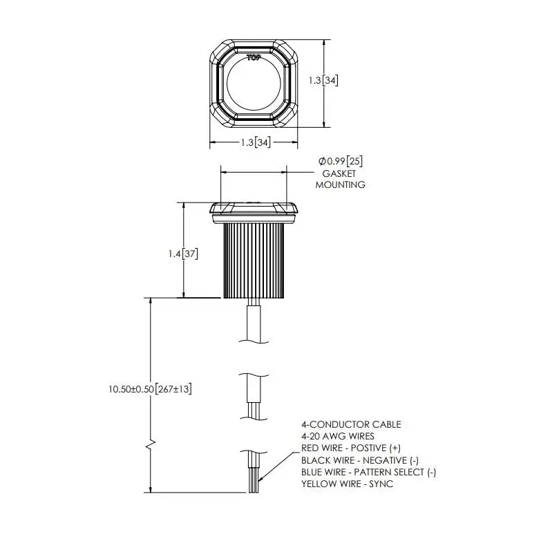 Ecco Elect ED9040A Warning Light