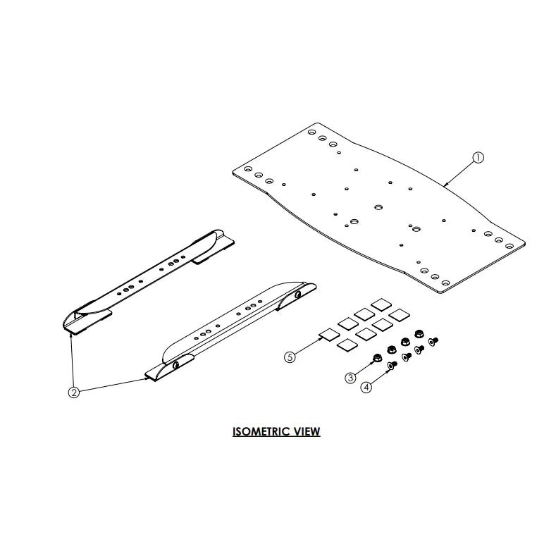 Ecco Elect EZ6016-W Aluminum Warning Light Mount