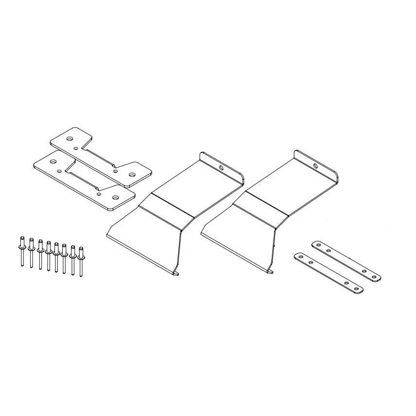 Ecco Elect Features All Necessary Hardware Warning Light Mount A1234RMK - Accessory Roof Kit 12 Series