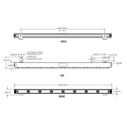 Ecco Elect High-Intensity Warning System Warning Light ED3335A - Signal Bar Kit Led Safety