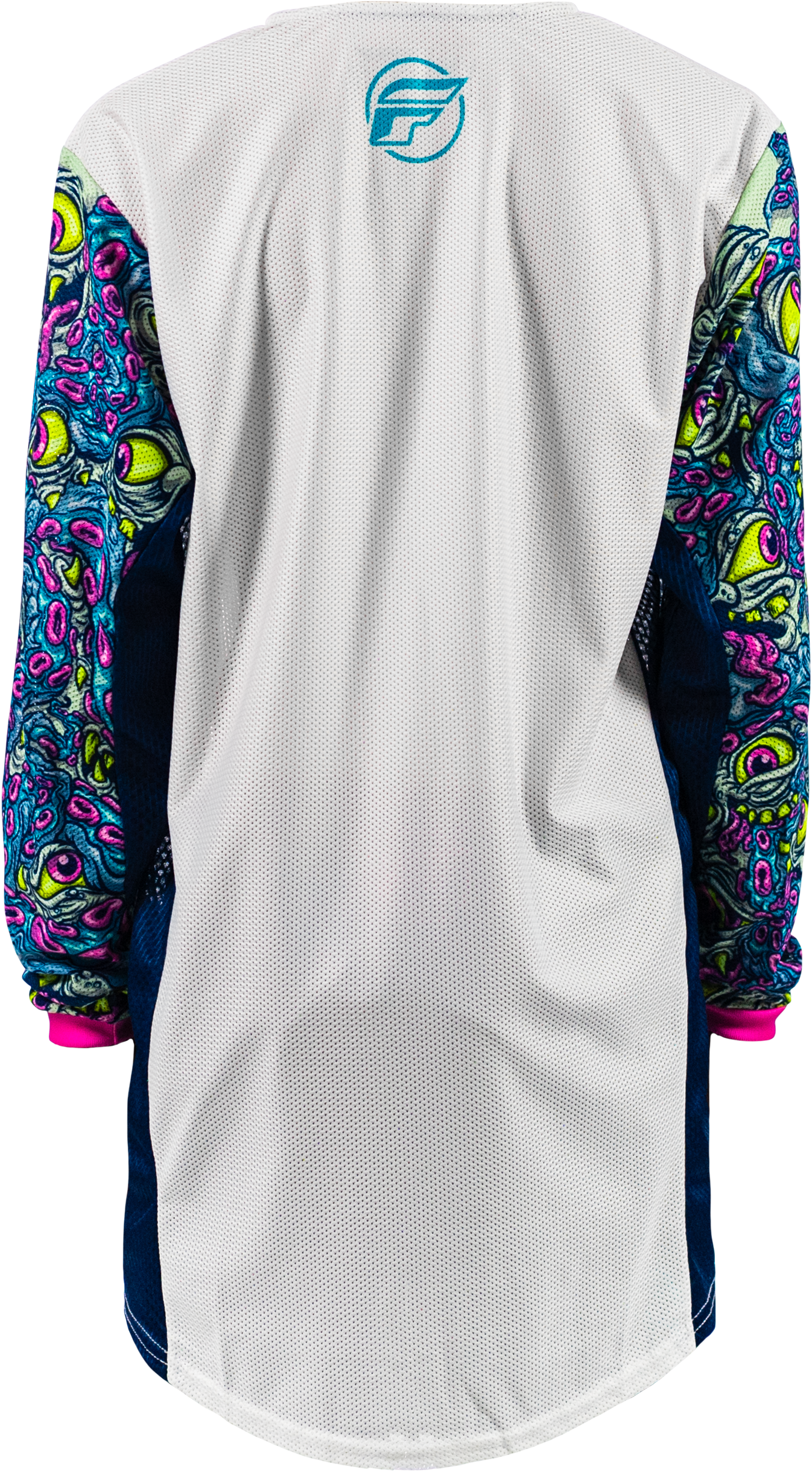 Yth Kinetic Mesh Mutant Jersey White/Blue/Multi Yl