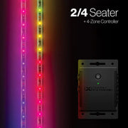 Ecoxgear SEI-LEDZ4UGLW24 2/4 Seater Ledkit W/Controller - Audio/Visual/Communication