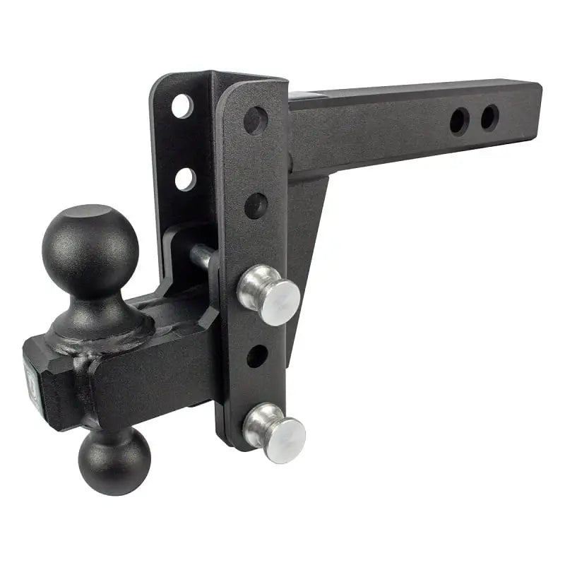 ED204 Bulletproof 2.0' Extreme Duty 4' Drop/Rise towing hitch, black, durable construction for RV, Automotive, Powersports, off-road, marine, exterior, truck accessories, interior, truck bed, rv parts, Towing & Hitches, Winches & Hitches, Towing | Trailer | Axles | Brakes | Boat, AVADA - Best Sellers
