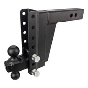 ED258 Bulletproof 2.5’ Extreme Duty 8’ Drop/Rise - Trailer Hitch Ball Mount