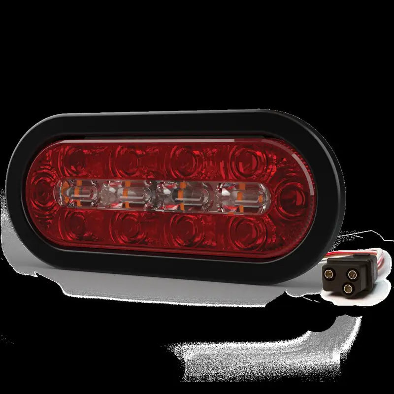 ED3060AW Ecco Elect Directional 6' Oval Sttr-Warning