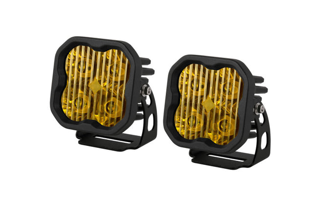 Diode Dynamics SS3 LED Pod Sport - Yellow Driving Standard (Pair) - DD6124P