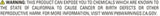 California Proposition 65 warning on Edelbrock stud kit for RV and truck parts