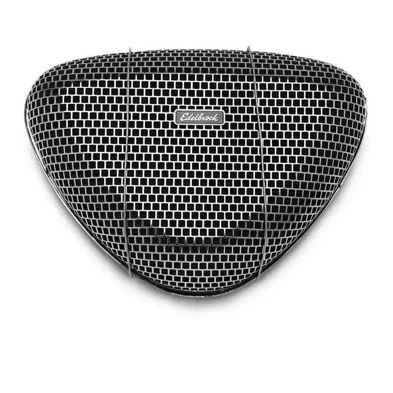 Edelbrock Air Cleaner Pro-Flo 1000 Series Triangular Steel Top 11 375In X 8 3In Chrome - Truck & Automotive