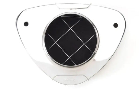 Edelbrock Air Cleaner Pro-Flo 1000 Series Triangular Steel Top 11 375In X 8 3In Chrome - Truck & Automotive
