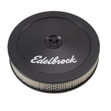 Edelbrock Air Cleaner Pro-Flo Series Round Steel Top Paper Element 10In Dia X 3 5In Black - Truck & Automotive